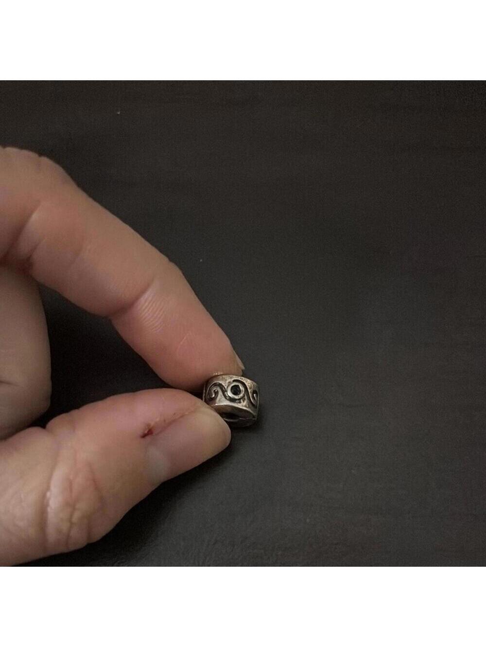 Pandora Silver Swirl Spacer Charm Bead